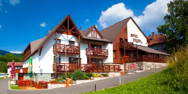 Pobyt v Krkonoších s jídlem a relaxací v sauně