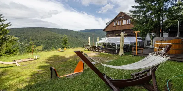 Penzion v Krkonoších: polopenze a sauna nebo koupací sud