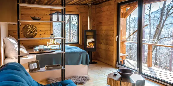 Chatky v rodinném parku s minizoo i wellness až pro 5 os.