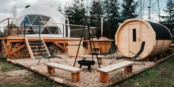 Krásný glamping v Krkonoších s privátním wellness
