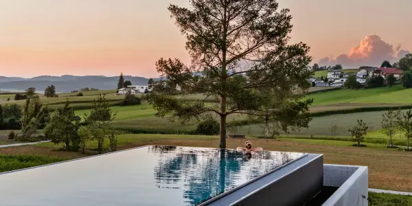 Luxus uprostřed přírody, kousek od hranic, infinity bazén a wellness