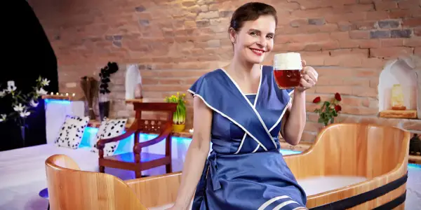 Rožnovské pivní lázně: pobyt s procedurami a jídlem