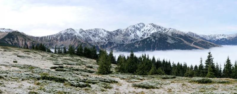 Pohoda na Ďumbieru s výhledem na Vysoké Tatry