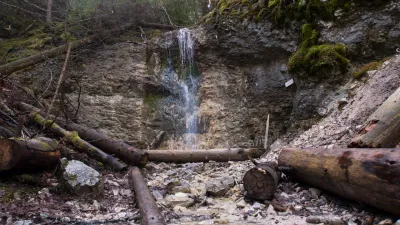 Kláštorská roklina - Machový vodopád
