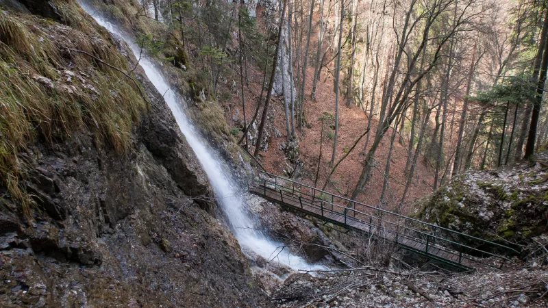 Sokolia dolina - Závojový vodopád