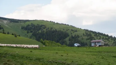 Salaš pod rozcestím Chýžky ve Velké Fatře