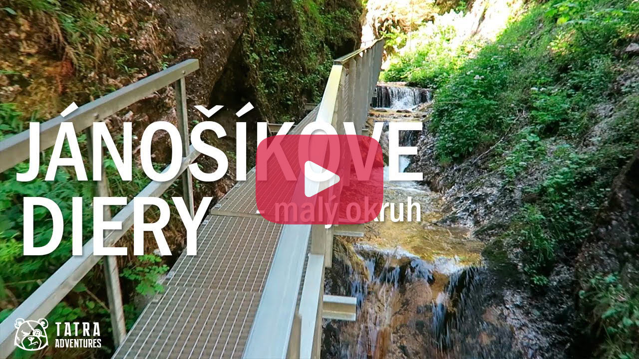 Jánošíkove diery - malý okruh - video